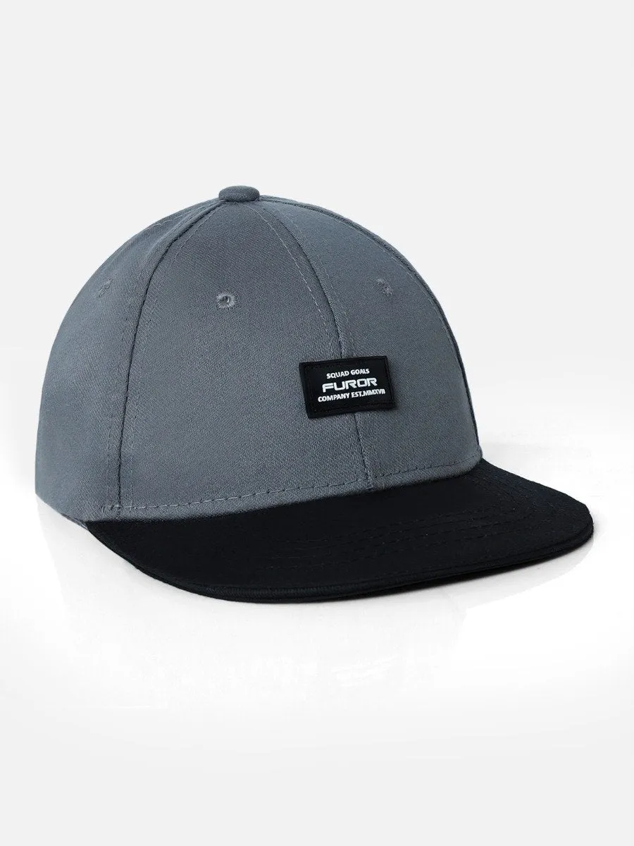 Grey & Black Baseball Cap - FAC22-011