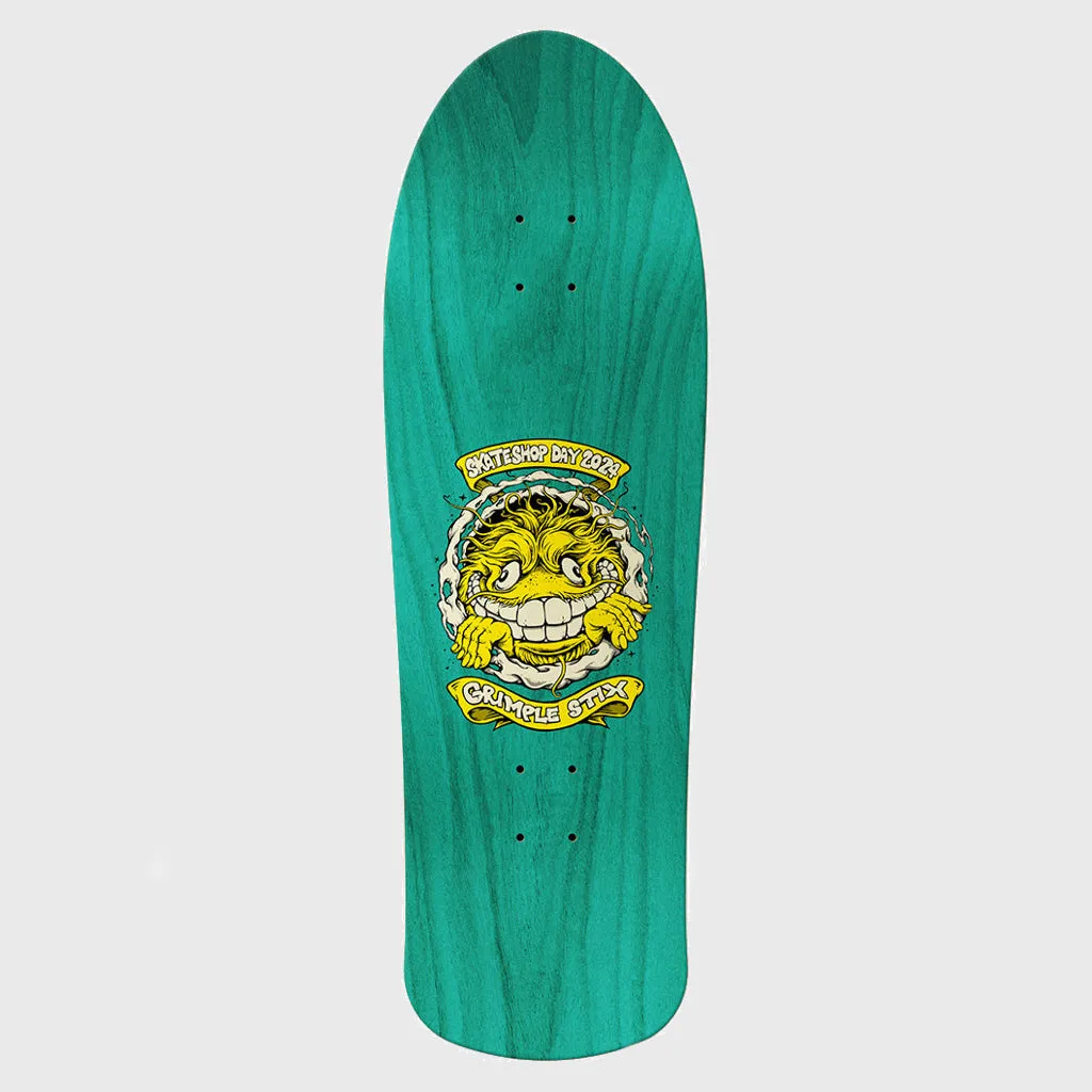 Grimple Stix Skateboards - 9.83 'Skate Shop Day' Lance Mountain Skateboard Deck - Natural