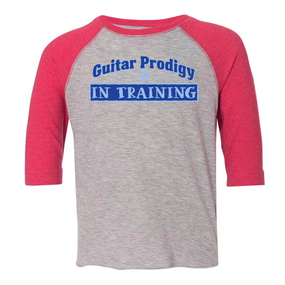 Guitar Prodigy Baseball 3/4 Sleeve T-Shirt (Toddler)