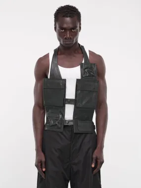 Halterneck Cargo Vest (SH0FB0004-M07004-BLACK)