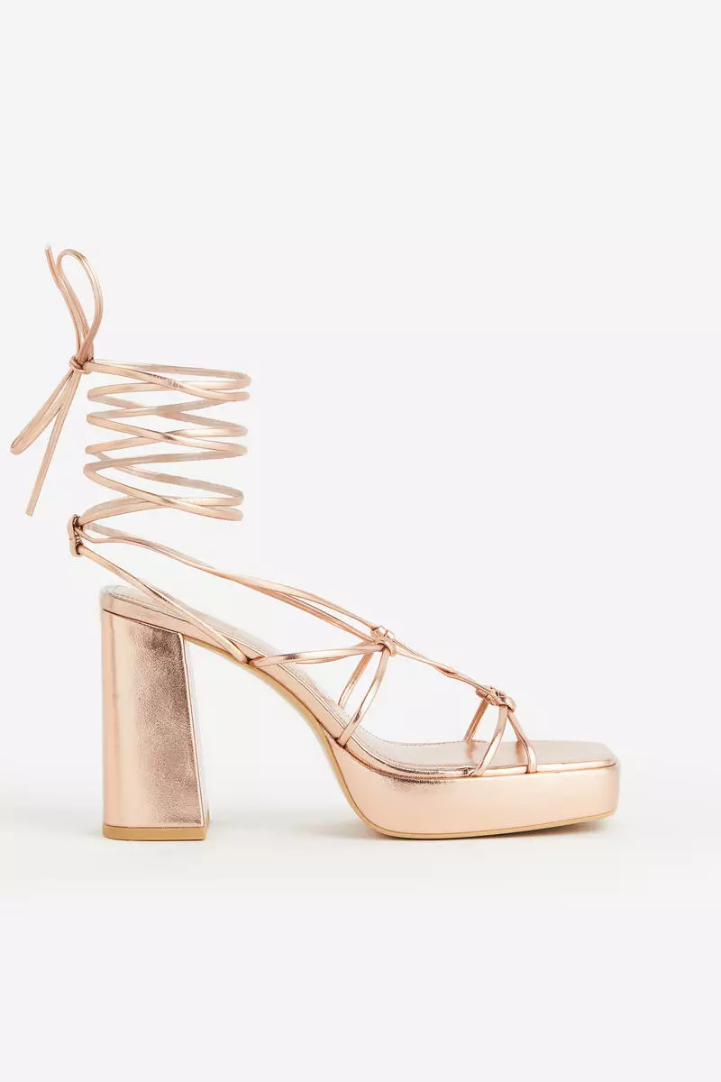 H&M Block-heeled platform sandals