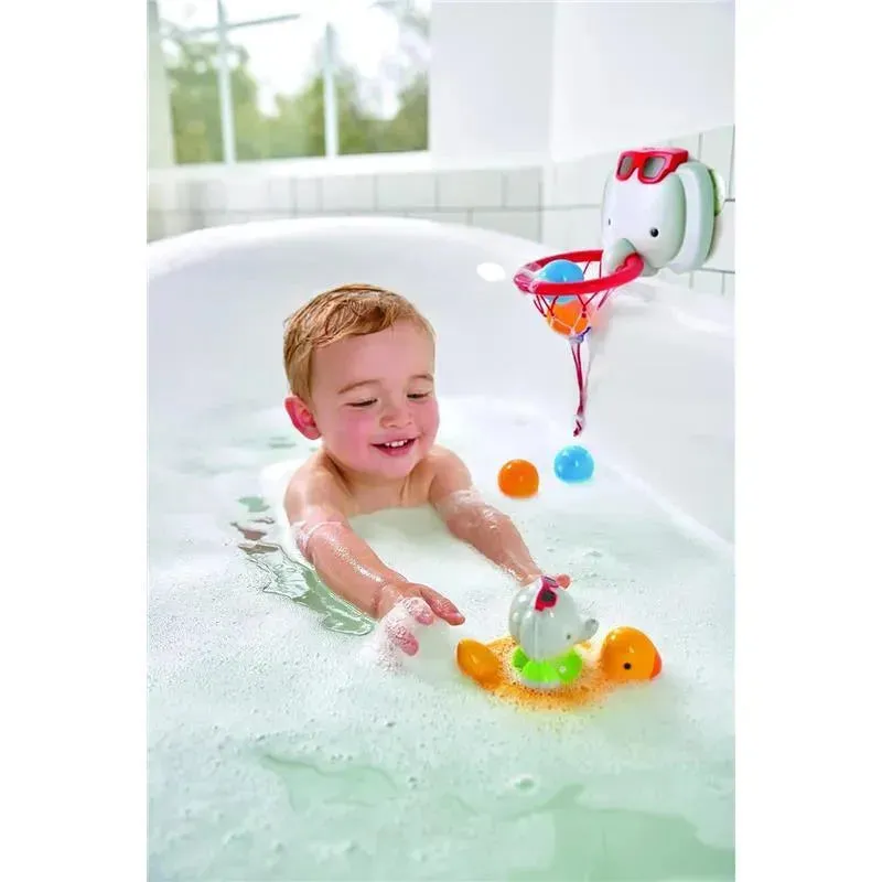 Hape - Bath Time Basketball Elephant Pal