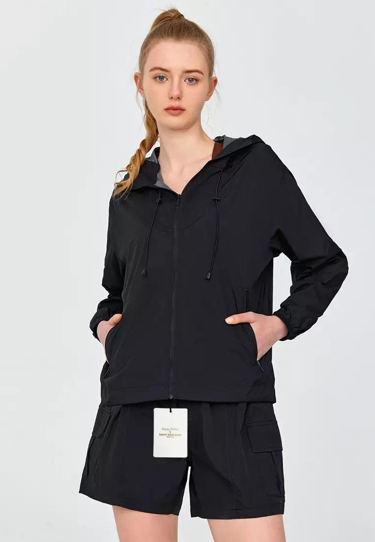 HAPPY FRIDAYS Loose Sunscreen Hooded Jacket DSG-TZZ804