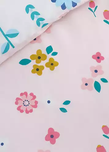 Happy Linen Co. Flower Garden Reversible Duvet Cover Set | Kaleidoscope