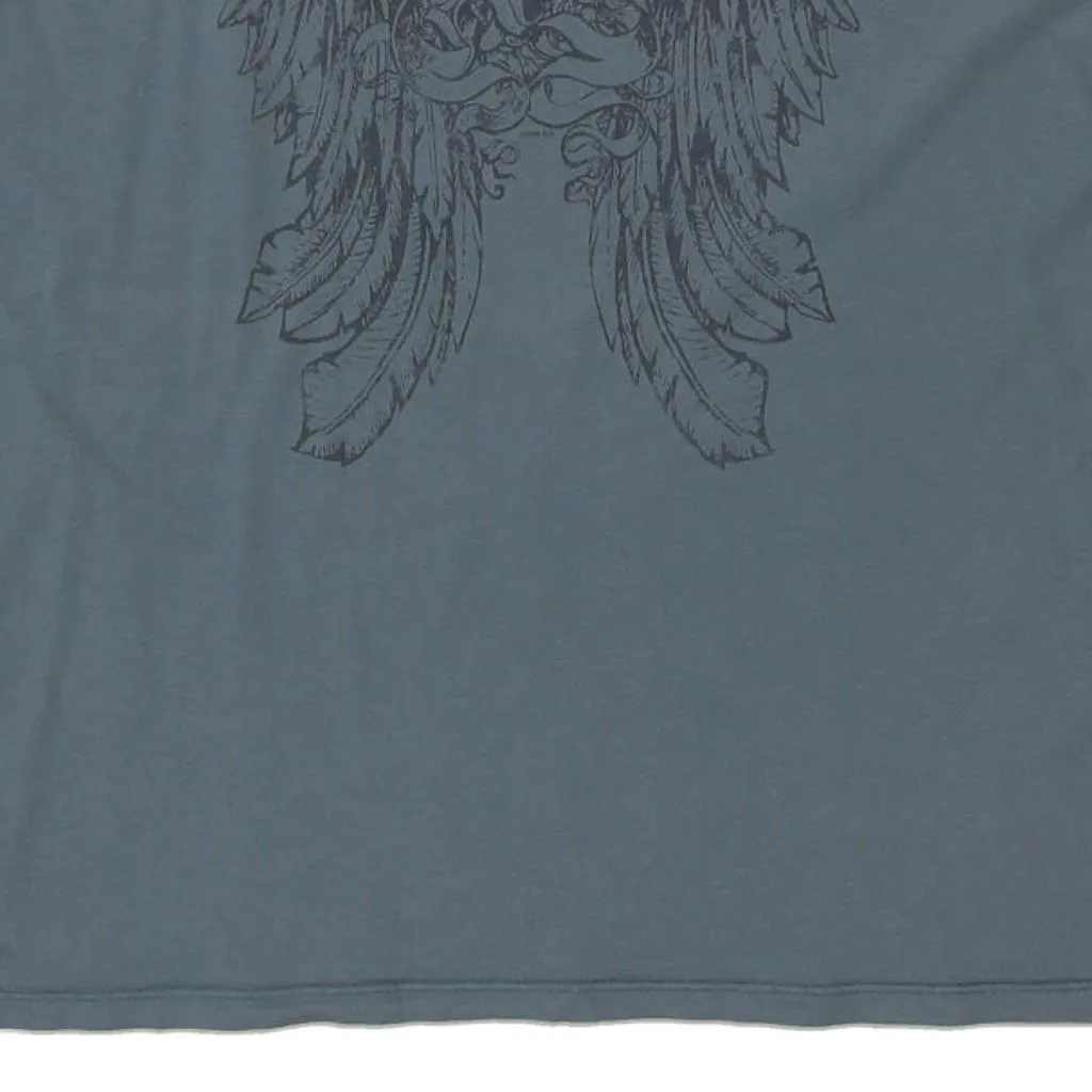 Harley Davidson Vest - XL Blue Cotton