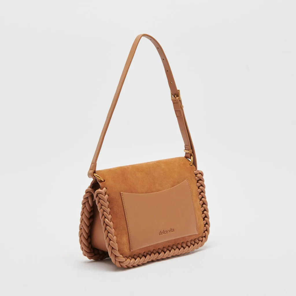 HARPER SHOULDER BAG RUSTY OAK SUEDE– Dolce Vita 6940977037378