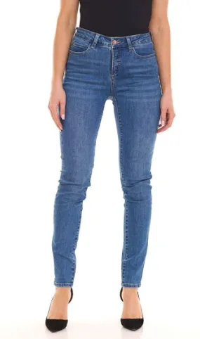 HECHTER PARIS jeans skinny da donna pantaloni denim alla caviglia stile 5 tasche 91438007 blu