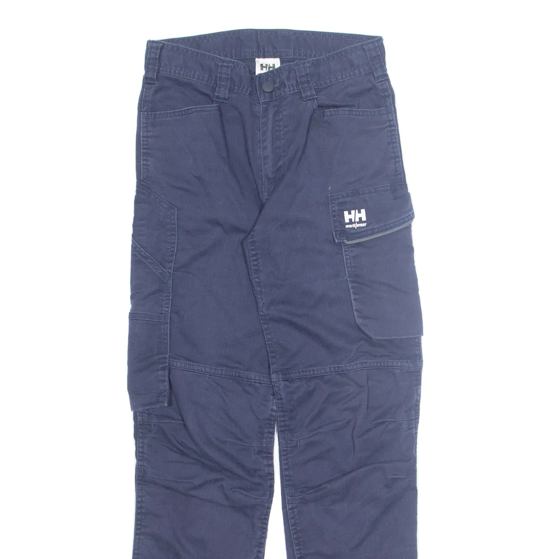 HELLY HANSEN Cargo Workwear Womens Trousers Blue Regular Tapered W26 L30
