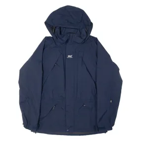 HELLY HANSEN Mens Rain Jacket Blue Nylon Hooded XS