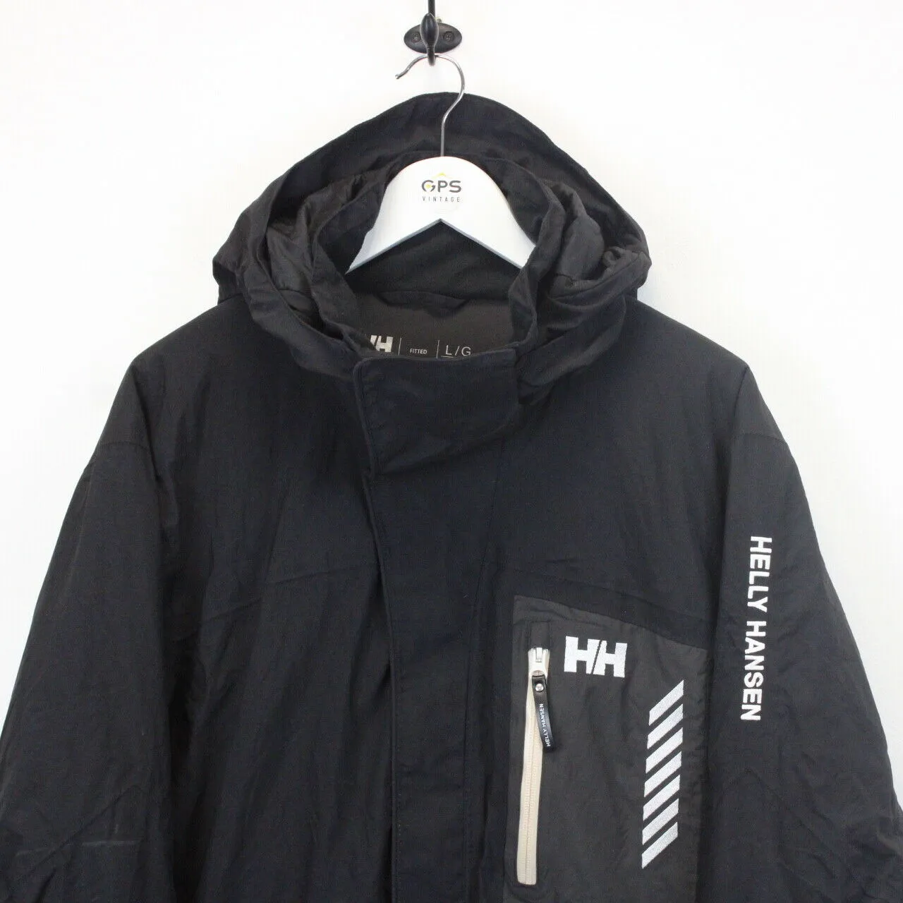 HELLY HANSEN Ski Jacket Black | Large