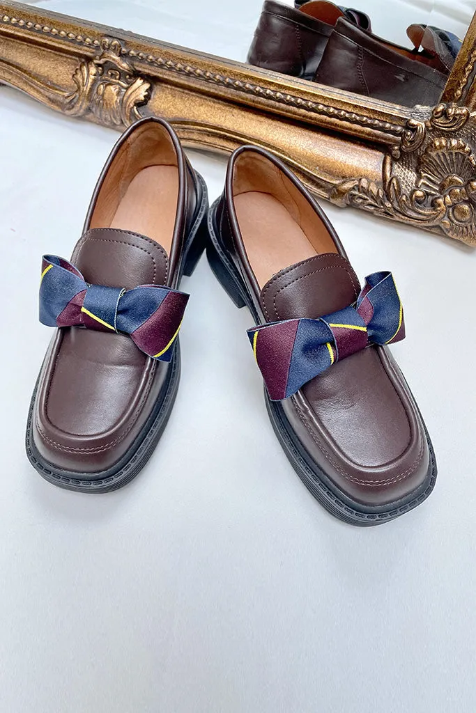 Henley Bow Square Toe Loafers