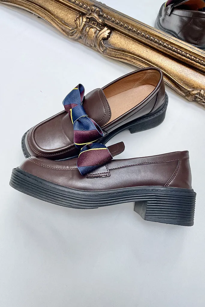 Henley Bow Square Toe Loafers