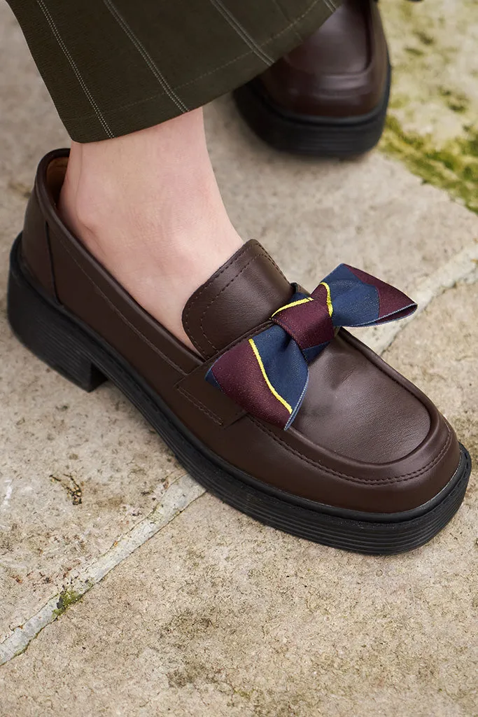 Henley Bow Square Toe Loafers