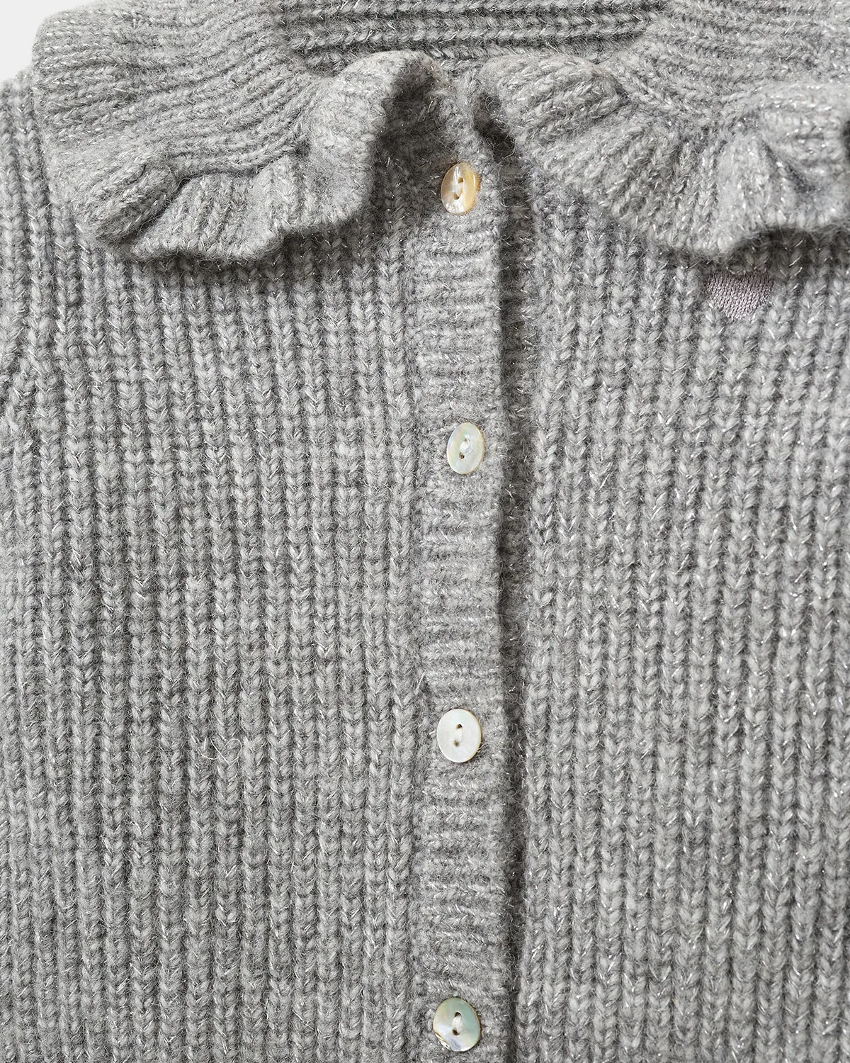 HENNYSB CARDIGAN - Grey melange