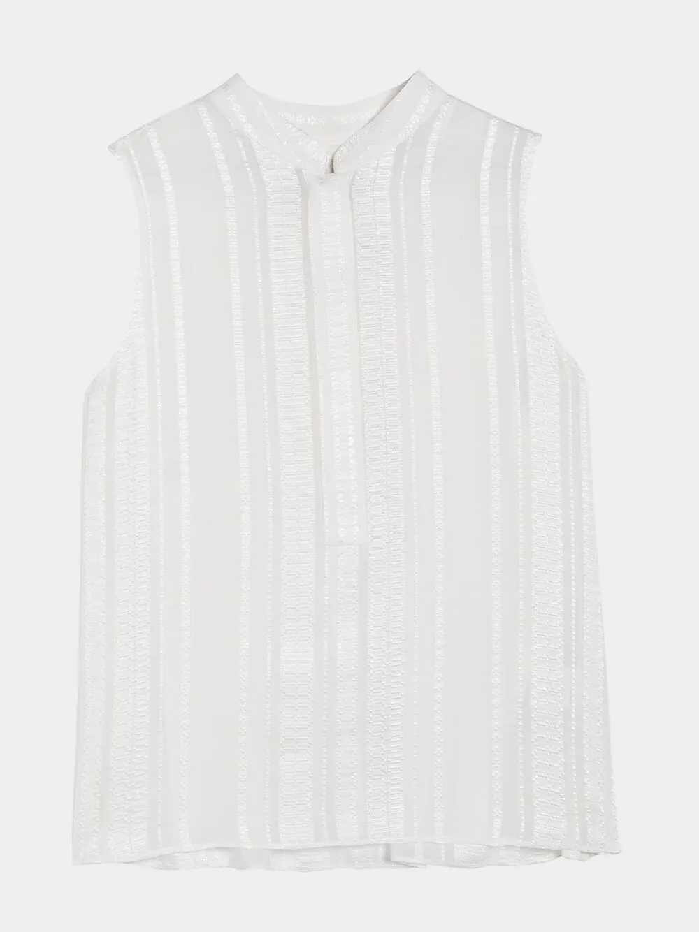 Hera Silk Sleeveless Top