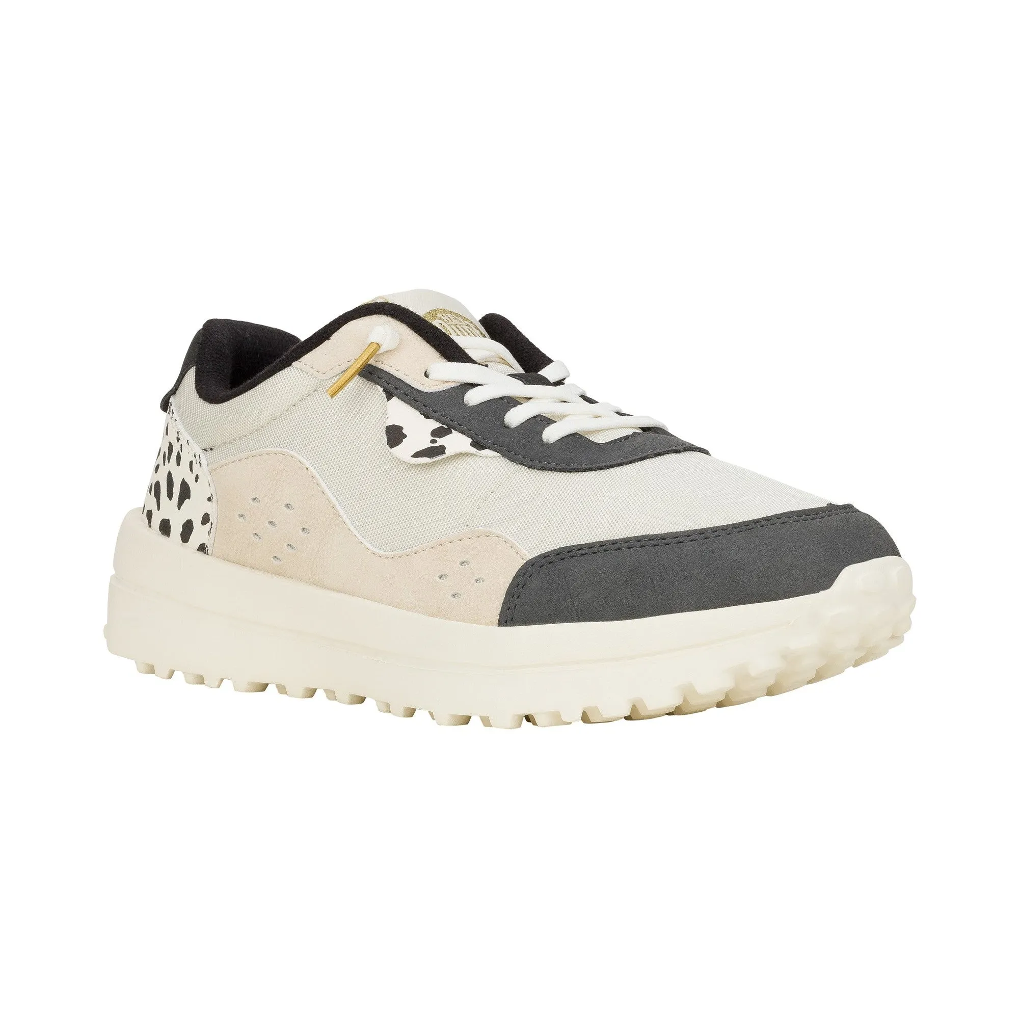 HEYDUDE Hayden Shine Womens Trainers - Ivory/Multi