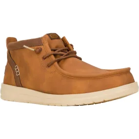 HEYDUDE Wally Mid GripR Classic Boots Cognac/Tan