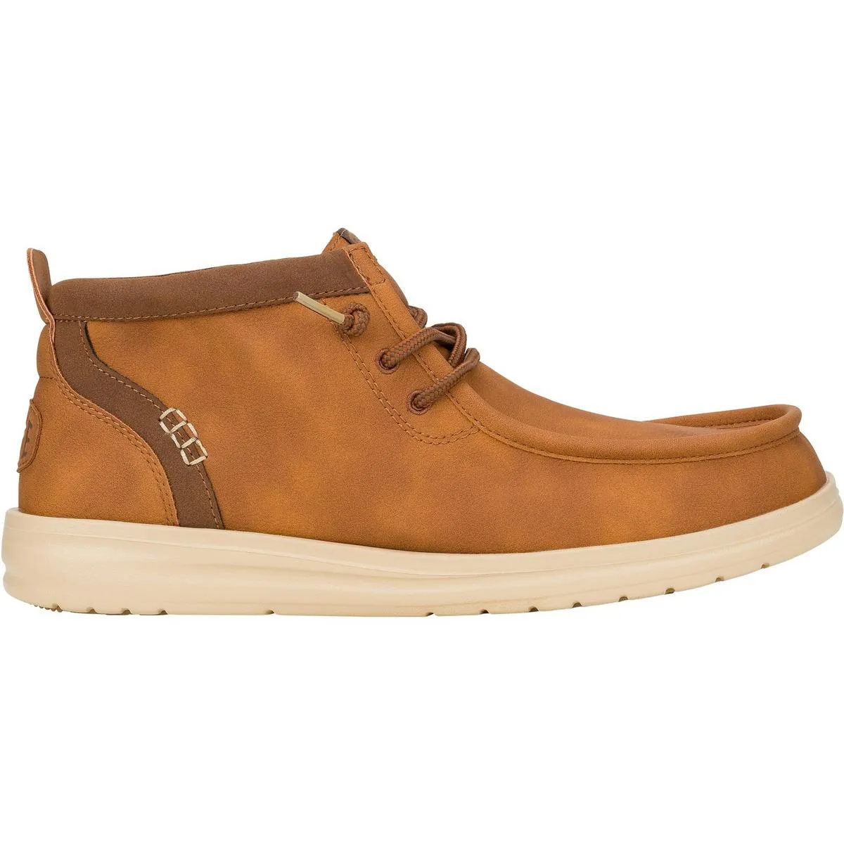 HEYDUDE Wally Mid GripR Classic Boots Cognac/Tan