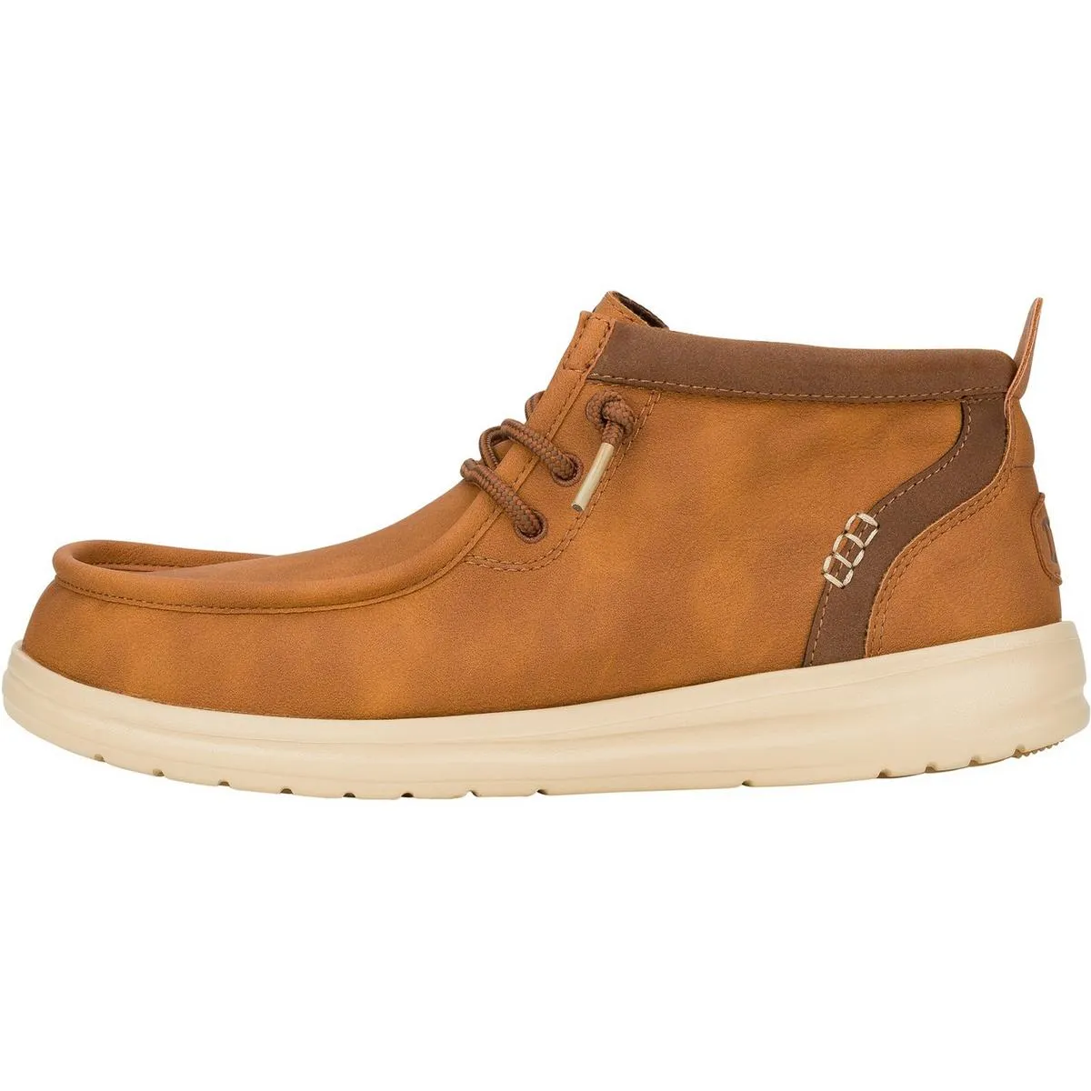 HEYDUDE Wally Mid GripR Classic Boots Cognac/Tan