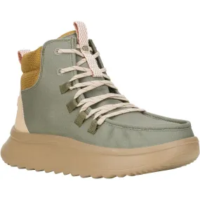 HEYDUDE Wendy Peak Apres Ankle Boots Olive