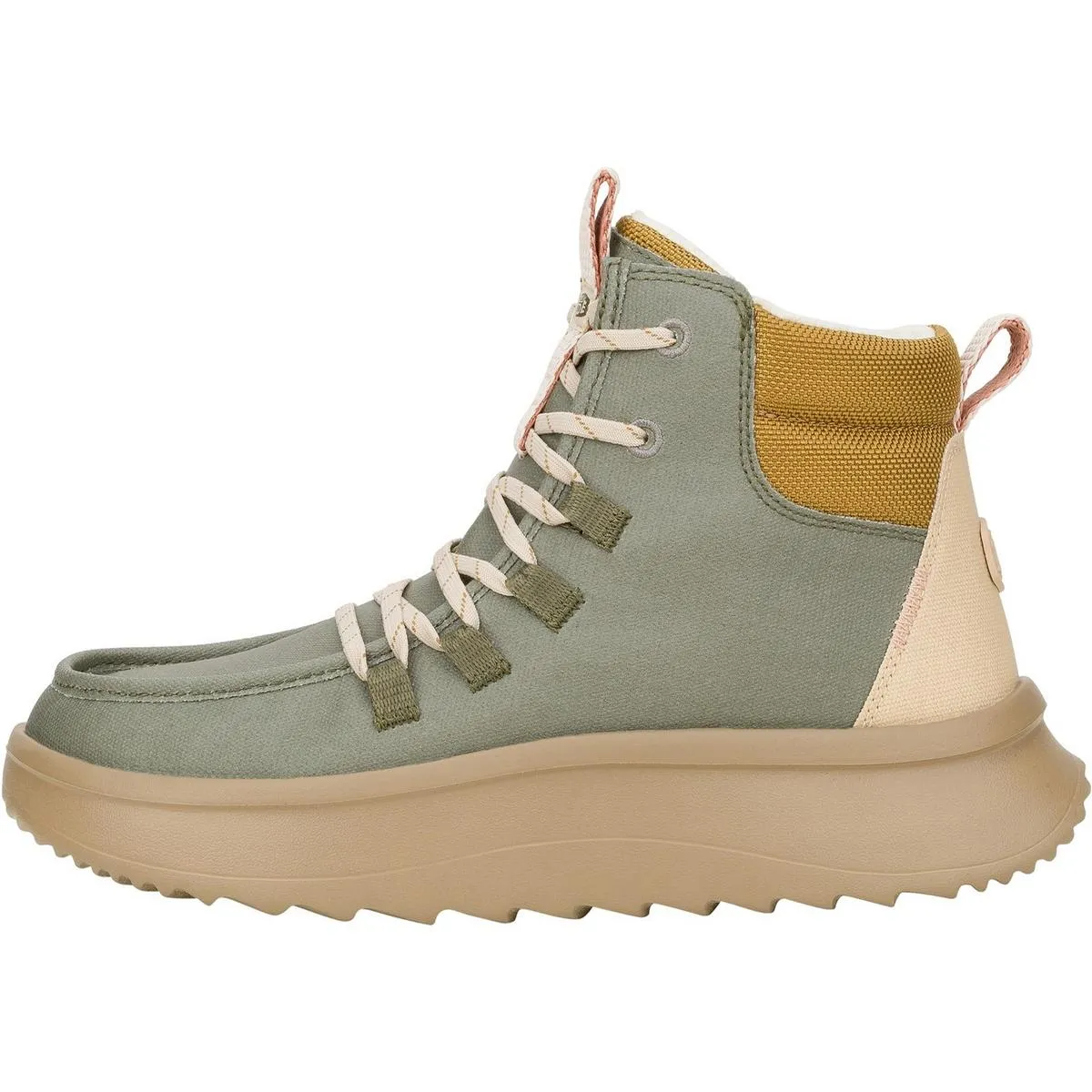 HEYDUDE Wendy Peak Apres Ankle Boots Olive