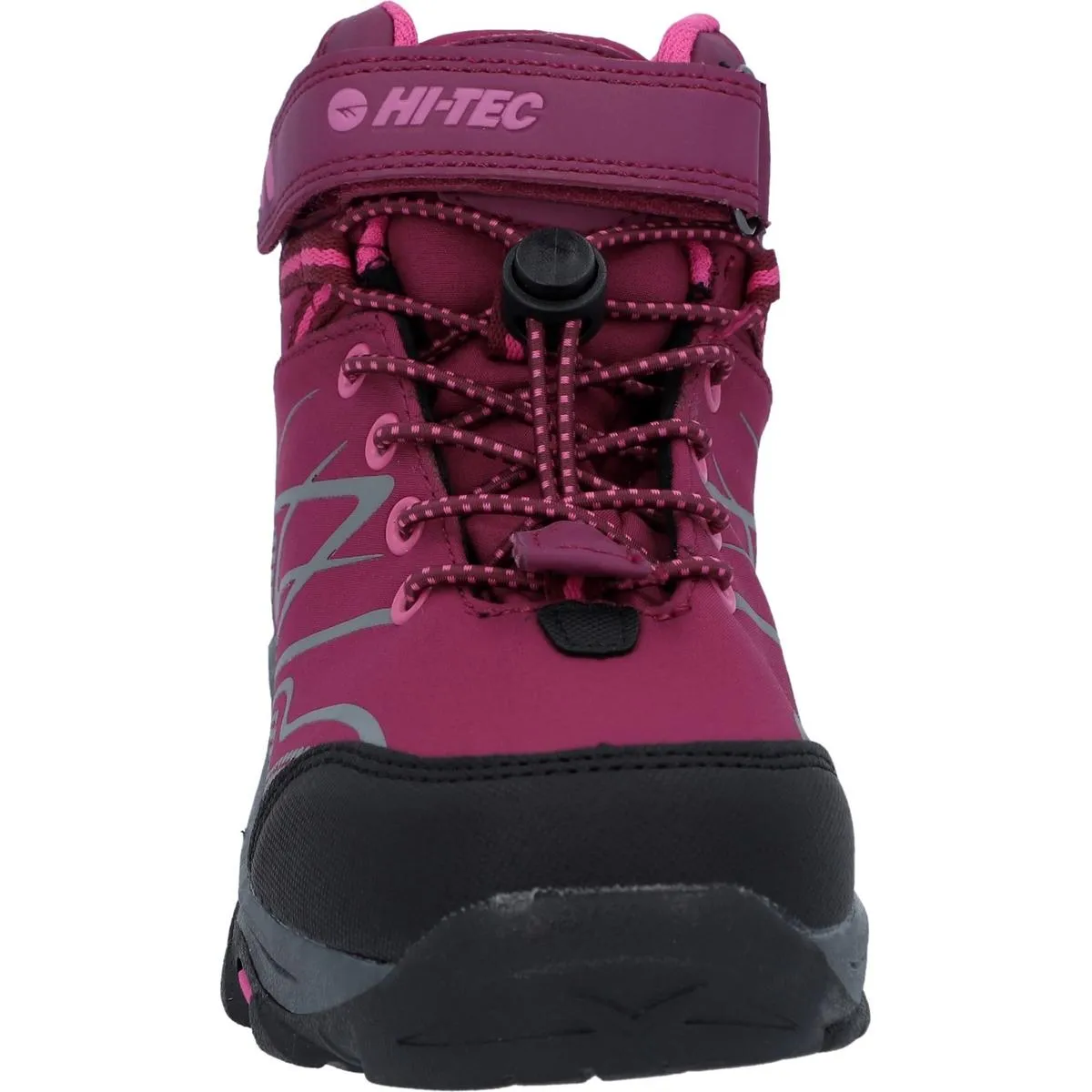 Hi-Tec Blackout Mid Boots Dark Rose/Fuchsia