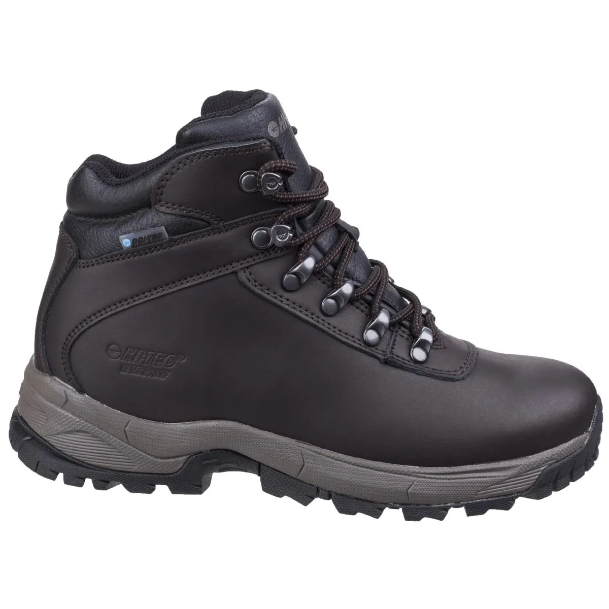 Hi-Tec Eurotrek Lite Waterproof Walking Boots Dark Chocolate