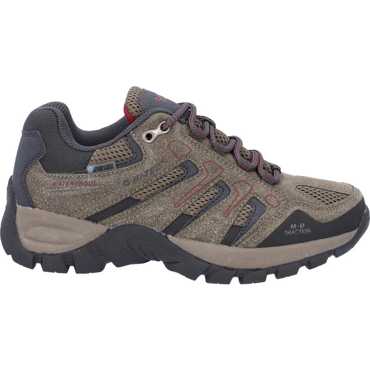 Hi-Tec Torca Low Boots Dark Taupe/Charcoal