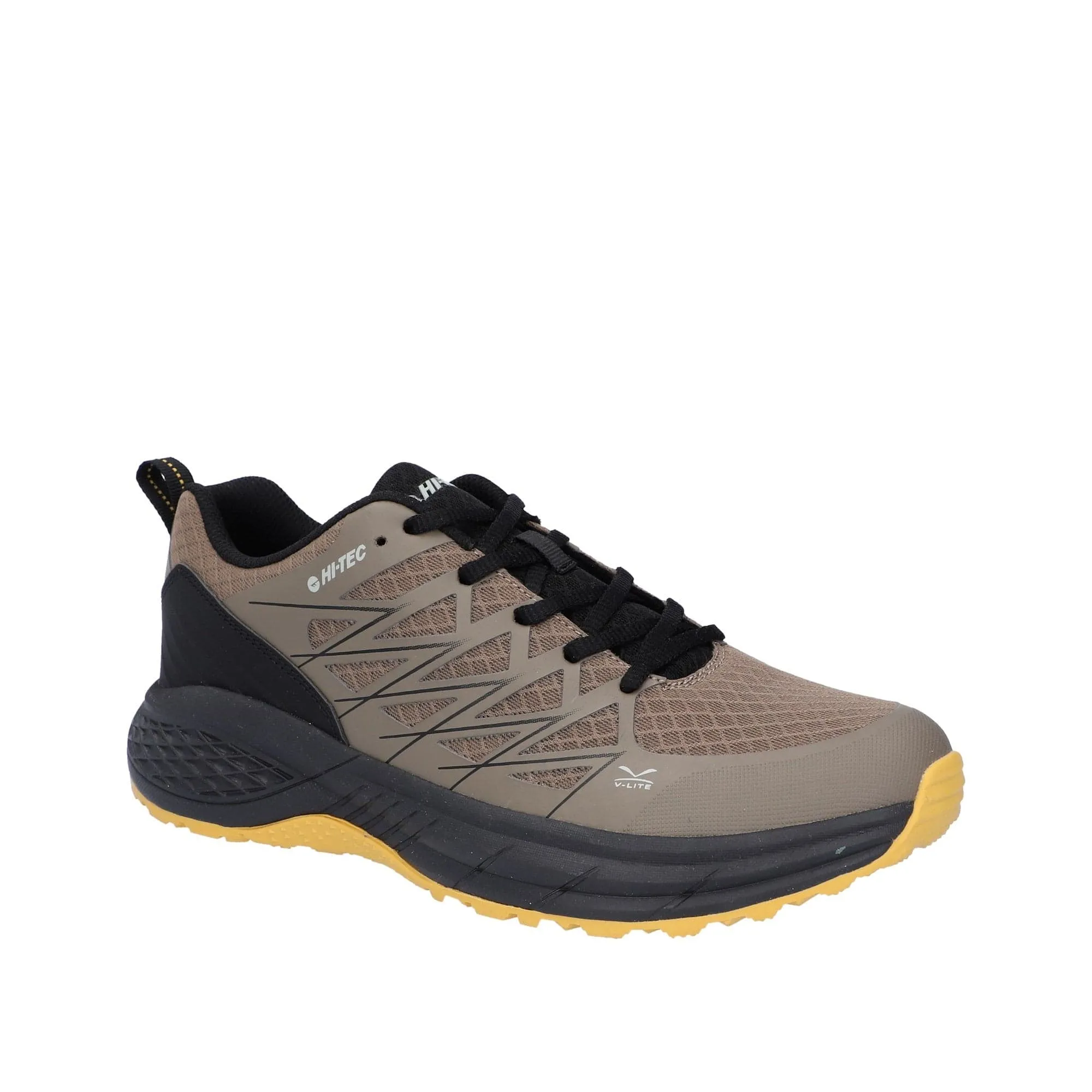 Hi-Tec Trail Destroyer Mens Trainers - Olive/Black/Golden Spice