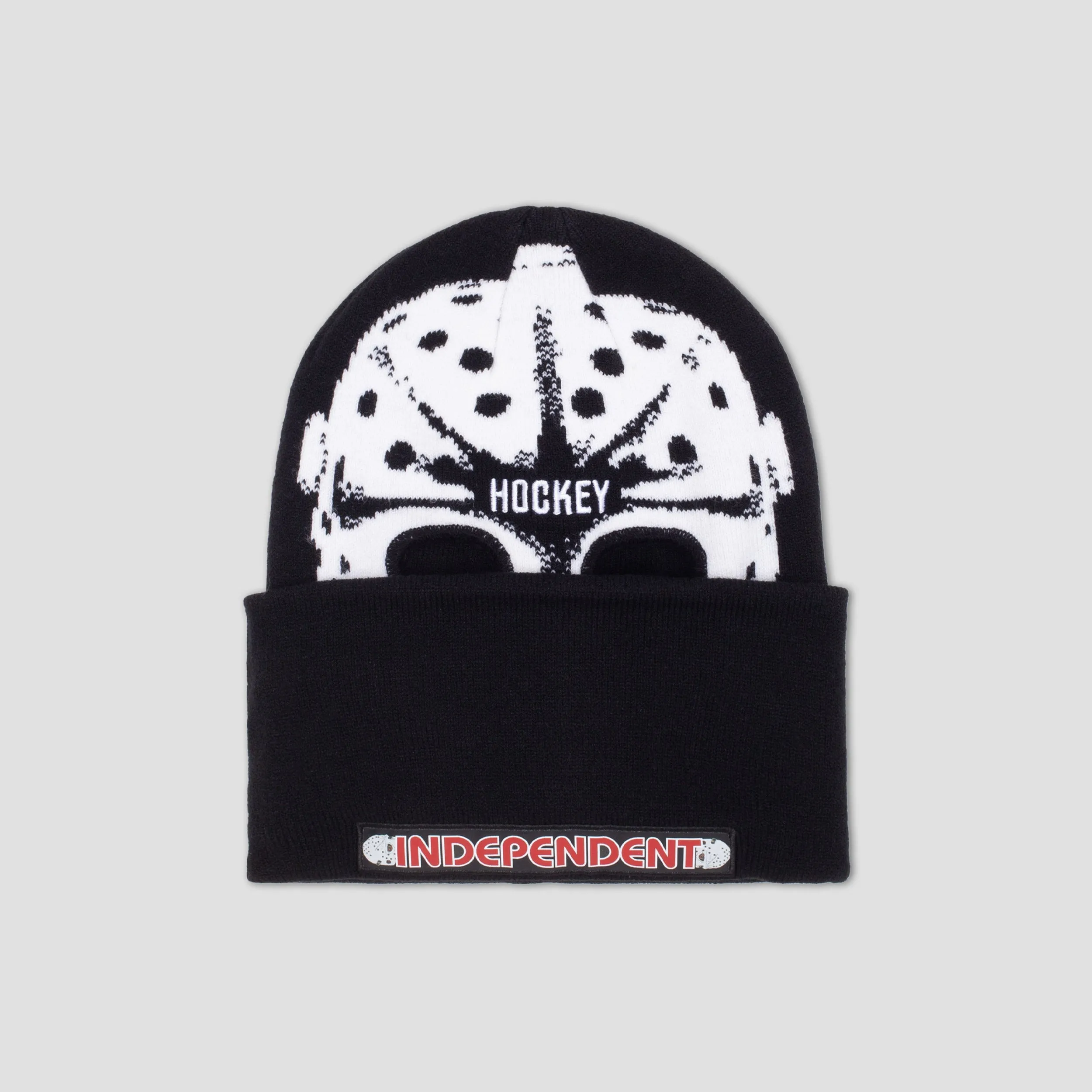 Hockey Hockski Mask Beanie Black
