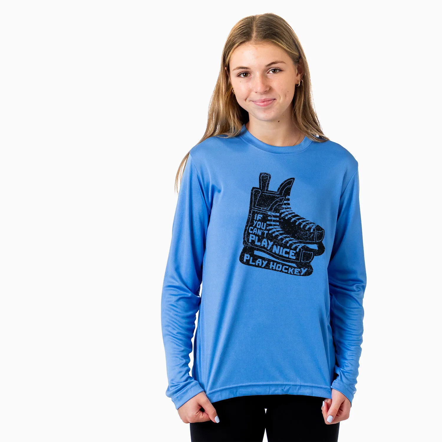 Hockey Long Sleeve Performance Tee - Play Hockey 