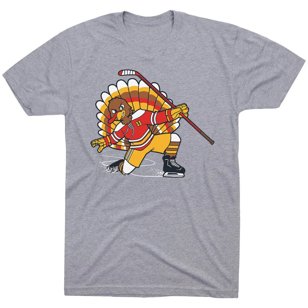 Hockey Short Sleeve T-Shirt - Cage Free Turkey Celly 