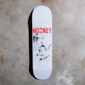 Hockey Skateboards - Planche de skate Baseball Deck (White) Shape 1