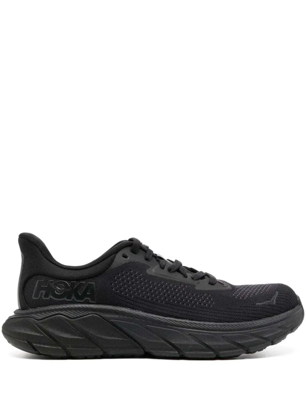HOKA Arahi 7 knitted chunky sneakers - Black
