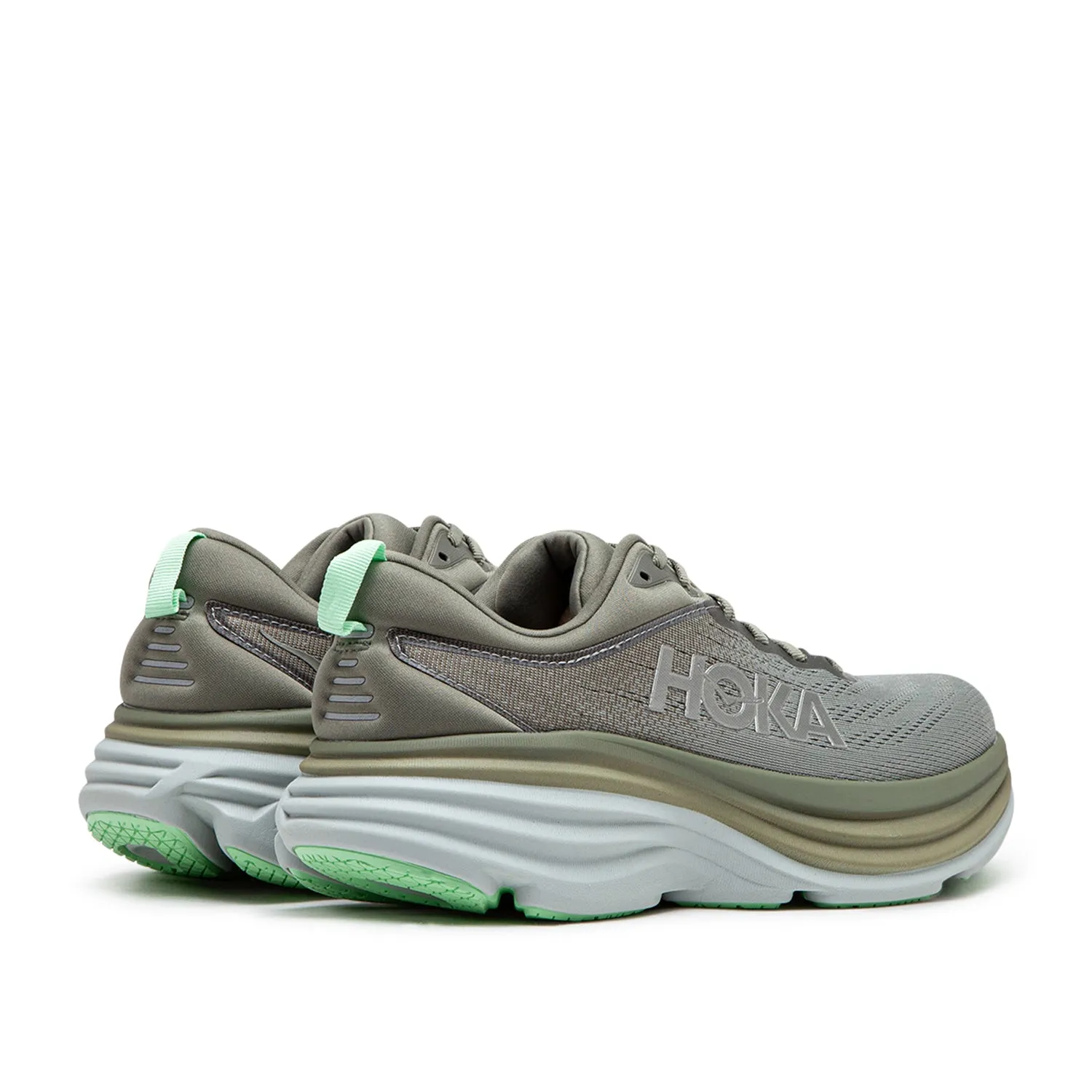 HOKA Bondi 8 (Olive / Grey)