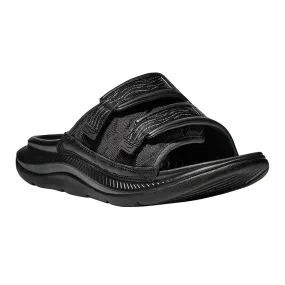 HOKA MEN'S UNISEX ORA LUXE BLACK/BLACK ADJUSTABLE SANDAL