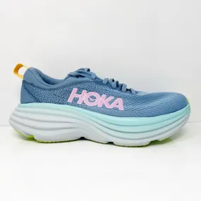 Hoka One One Womens Bondi 8 1127954 SSK Blue Running Shoes Sneakers Size 7 D