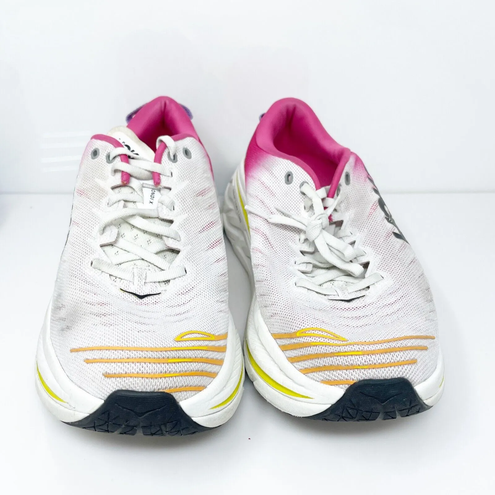 Hoka One One Womens Bondi X 1113513 BDBPY White Running Shoes Sneakers Sz 10.5 B