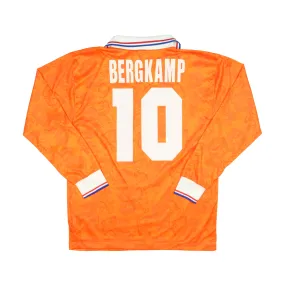 Holland/Netherlands Bergkamp 1994/1995 Original Home Football Shirt Lotto Large