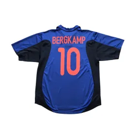 Holland/Netherlands Bergkamp Original Away Football Shirt 2000/2002 Nike Medium