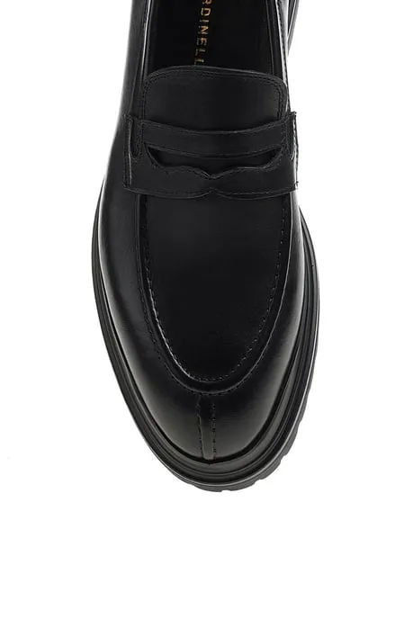 HolloMen Black Penny Loafers