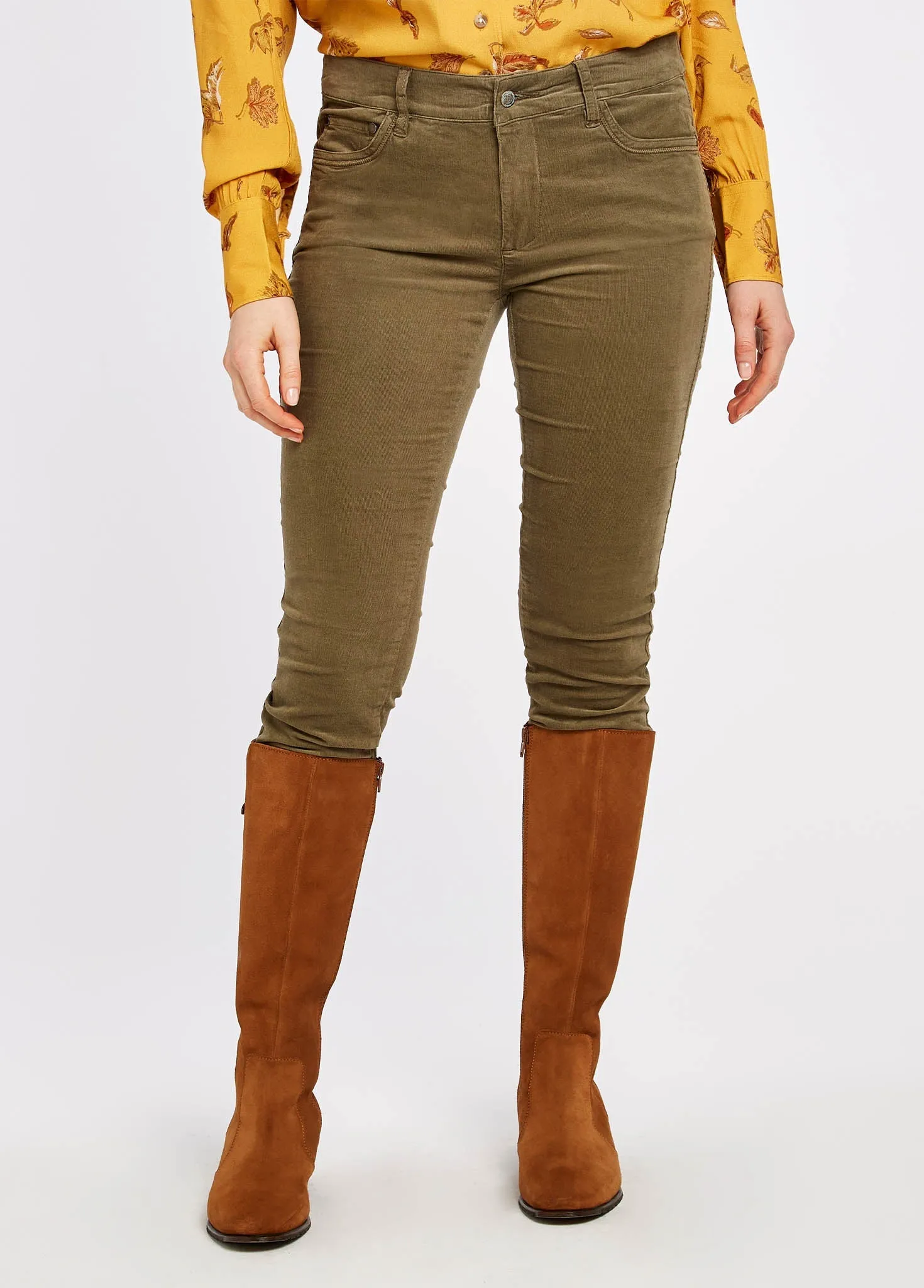 Honeysuckle Jeans - Dusky Green