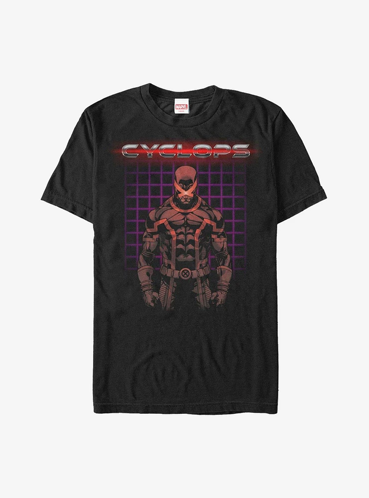 Hot Topic Marvel X-Men Cyclops Grid T-Shirt