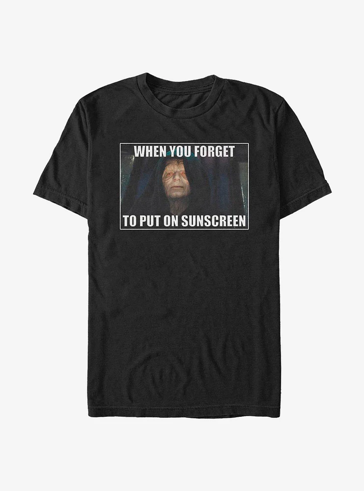 Hot Topic Star Wars Forget To Put On Sunscreen T-Shirt