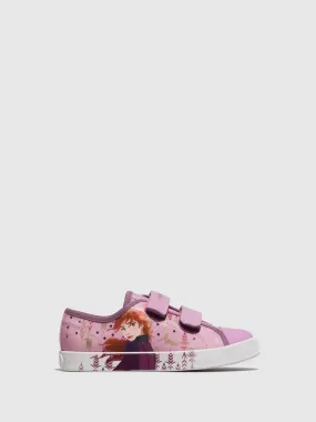 HotPink Velcro Trainers