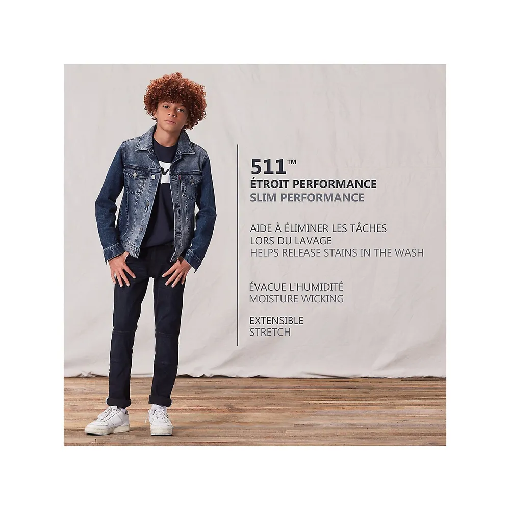 Hudson's Bay Boy's 511 Slim-Fit Eco Performance Jeans