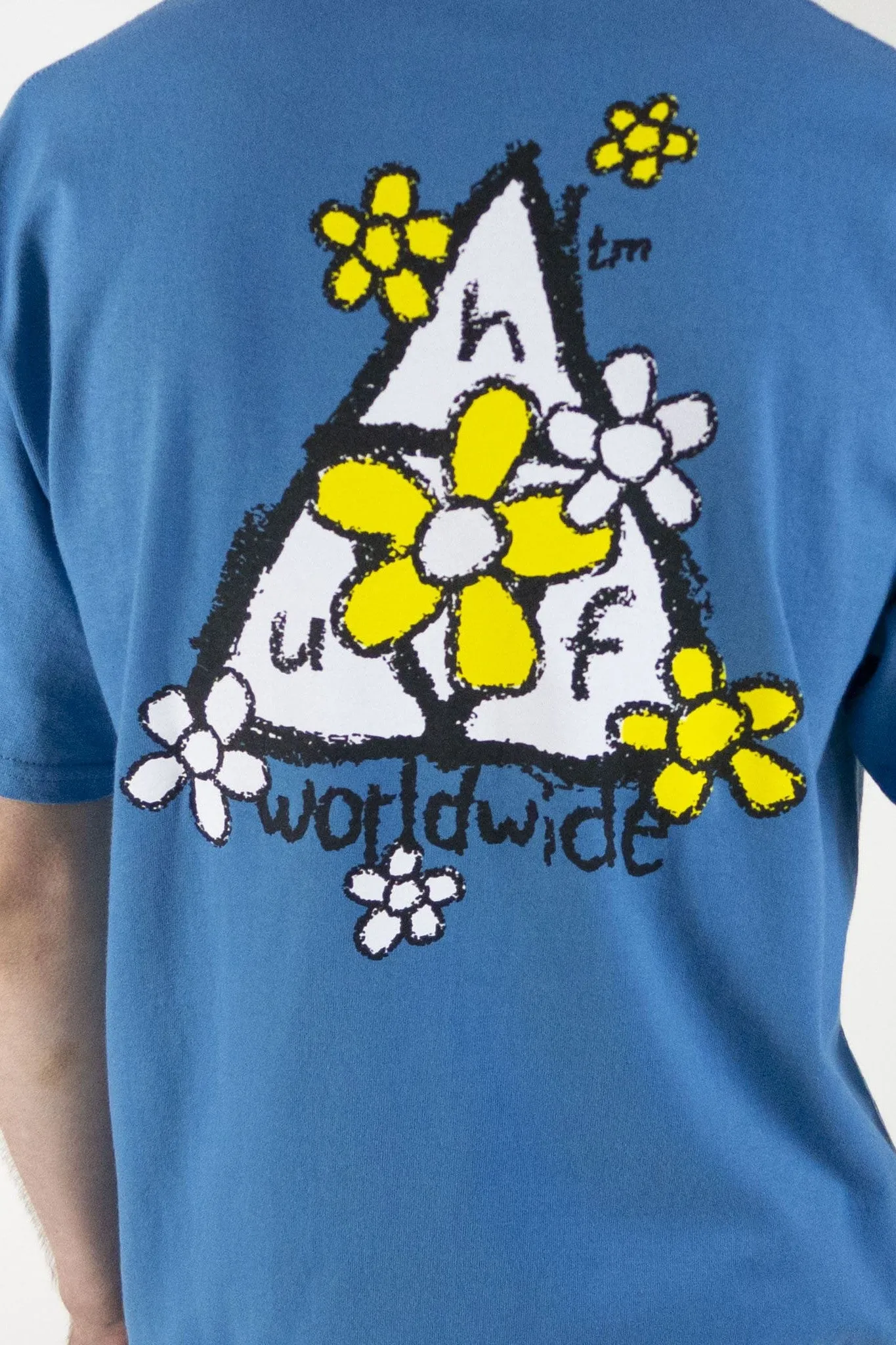HUF Pushing Daisies TT T-Shirt - Columbia Blue exclusive at Remix