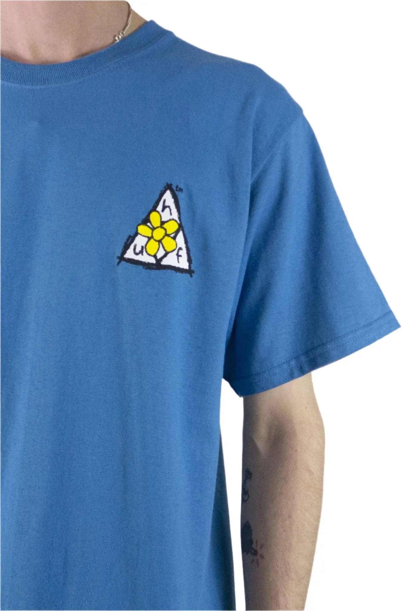HUF Pushing Daisies TT T-Shirt - Columbia Blue exclusive at Remix