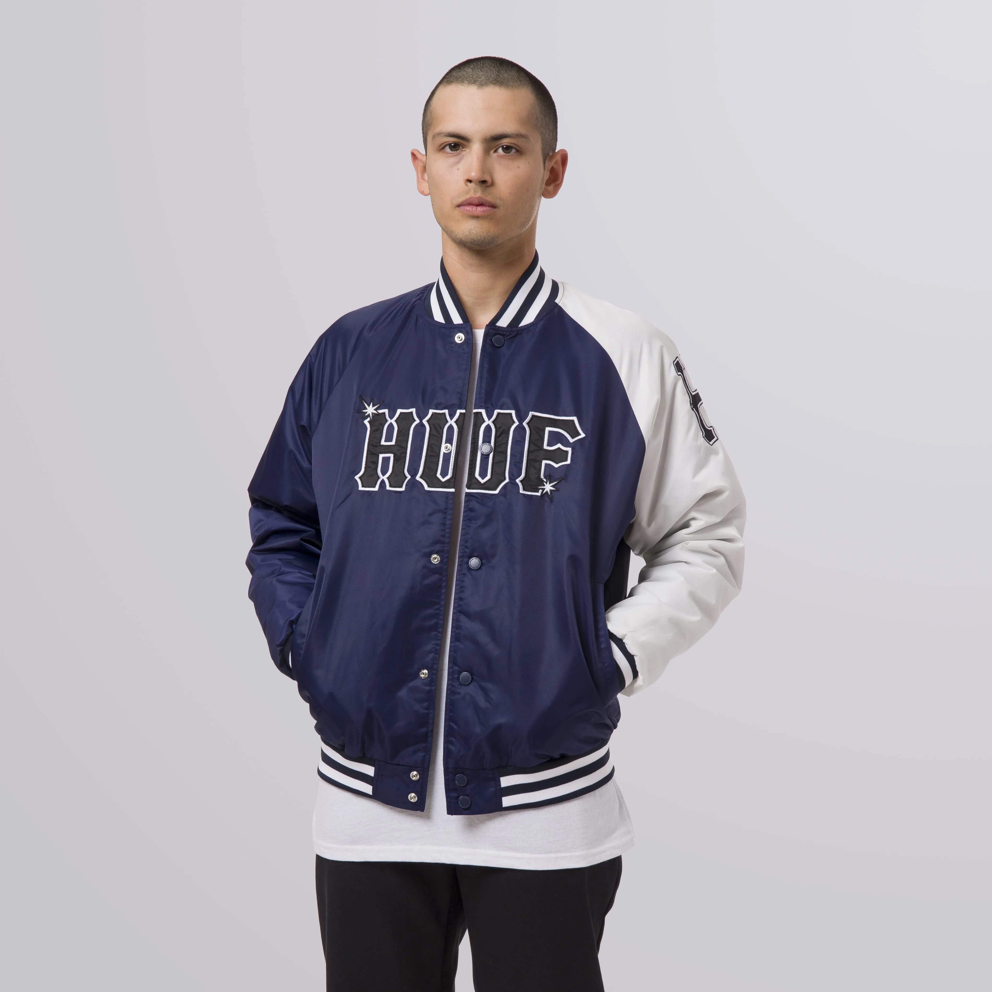 HUF Satin Baseball Jacket