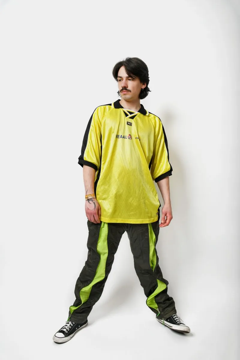 Hummel soccer yellow shirt